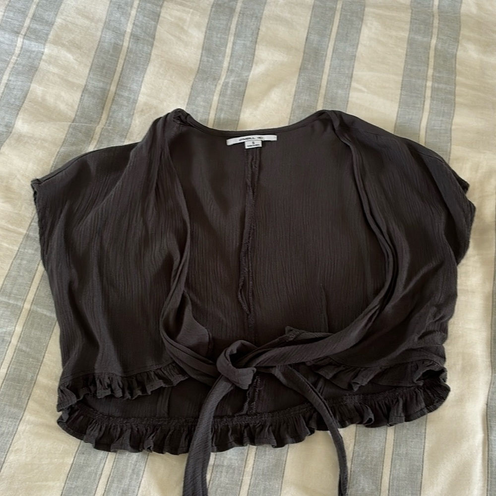 Tie front top